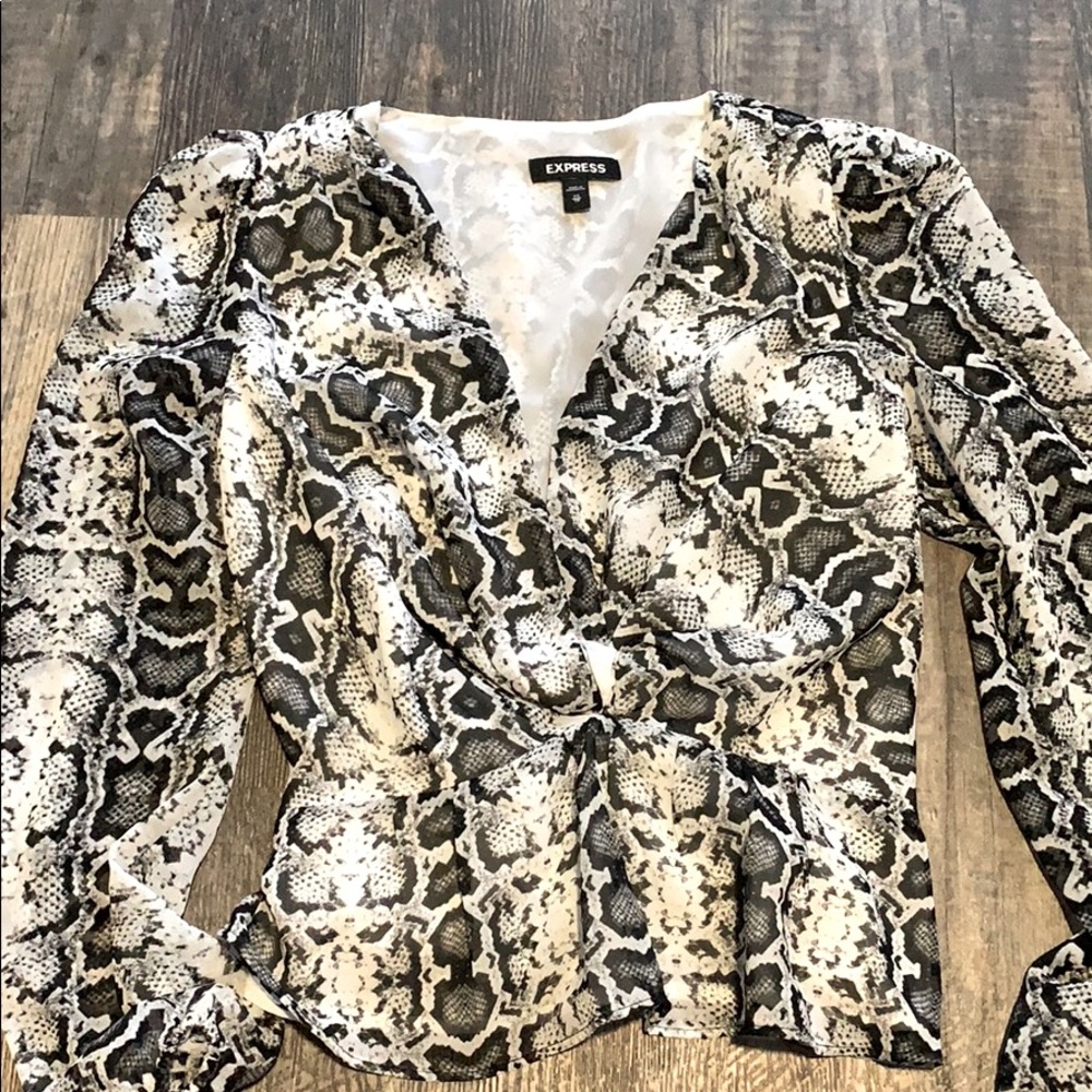 Snake Skin Blouse